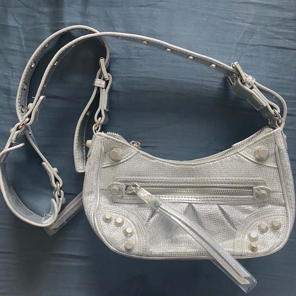 Steve Madden Silver Crossbody Bag